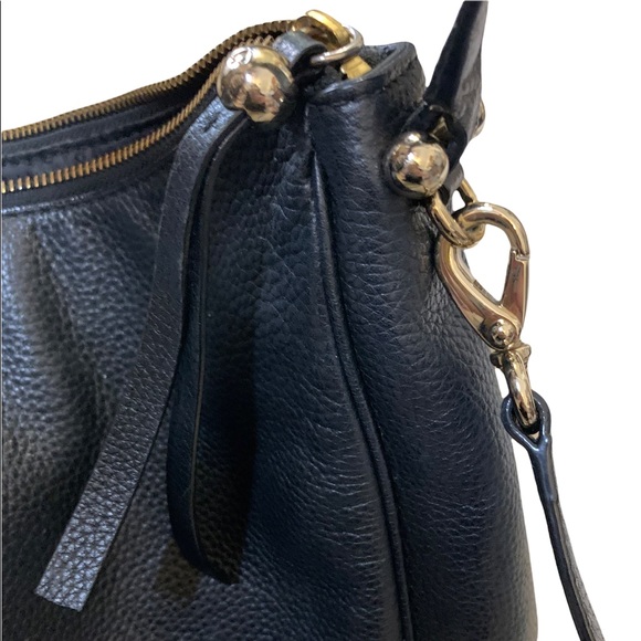 Kate Spade Black Pebble Leather Crossbody and Satchel Purse - Picture 5 of 9